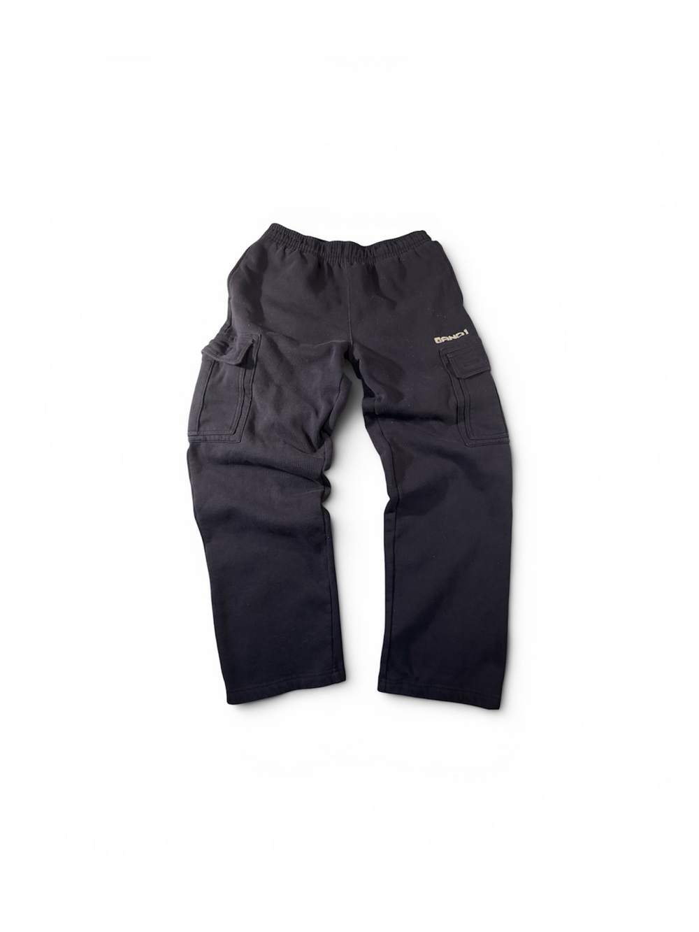 And1 Black Men's Cargo Sweatpants with Side Pockets